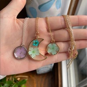 Handmade resin necklace